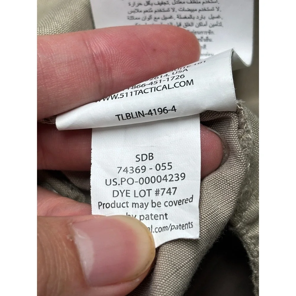 5.11 Tactical Stryke Cargo Pants Mens 36x30 Tundra Brown Ripstop 74369-055